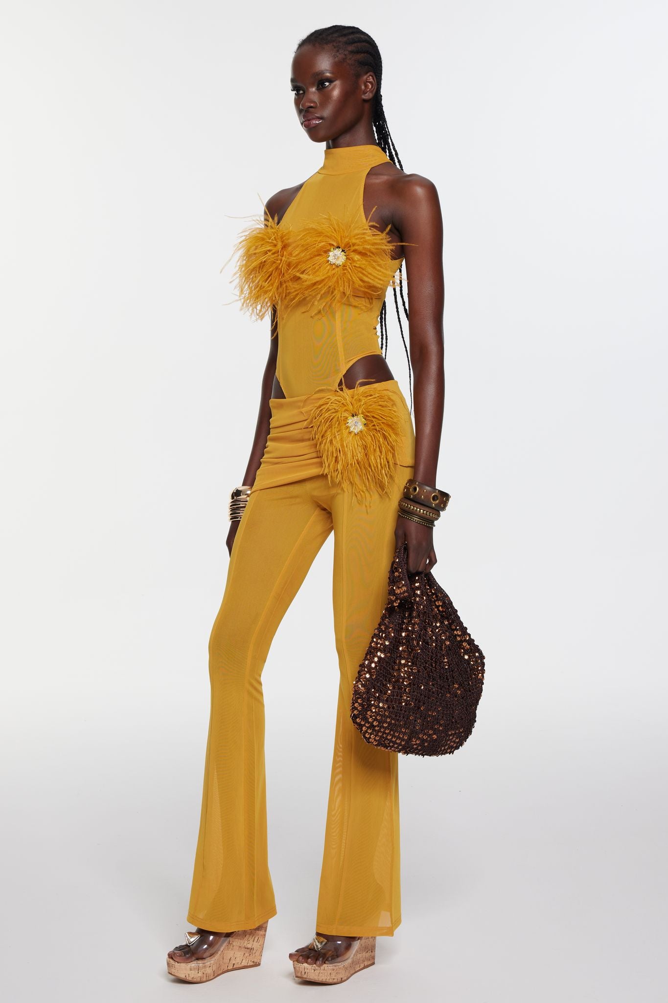 Velora Pants - Saffron