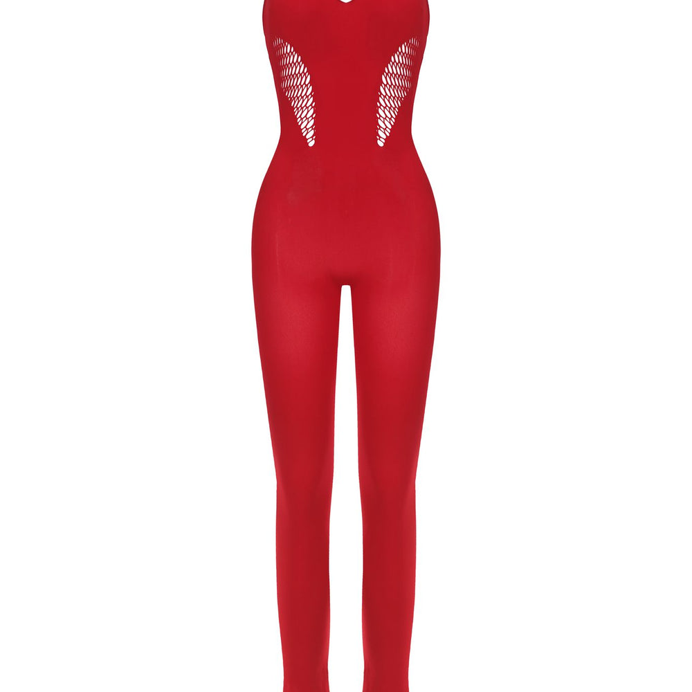 Cystar Jumpsuit - Red