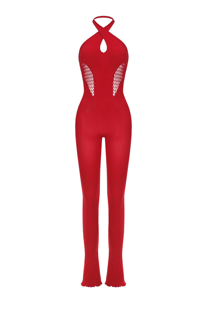 Cystar Jumpsuit - Red