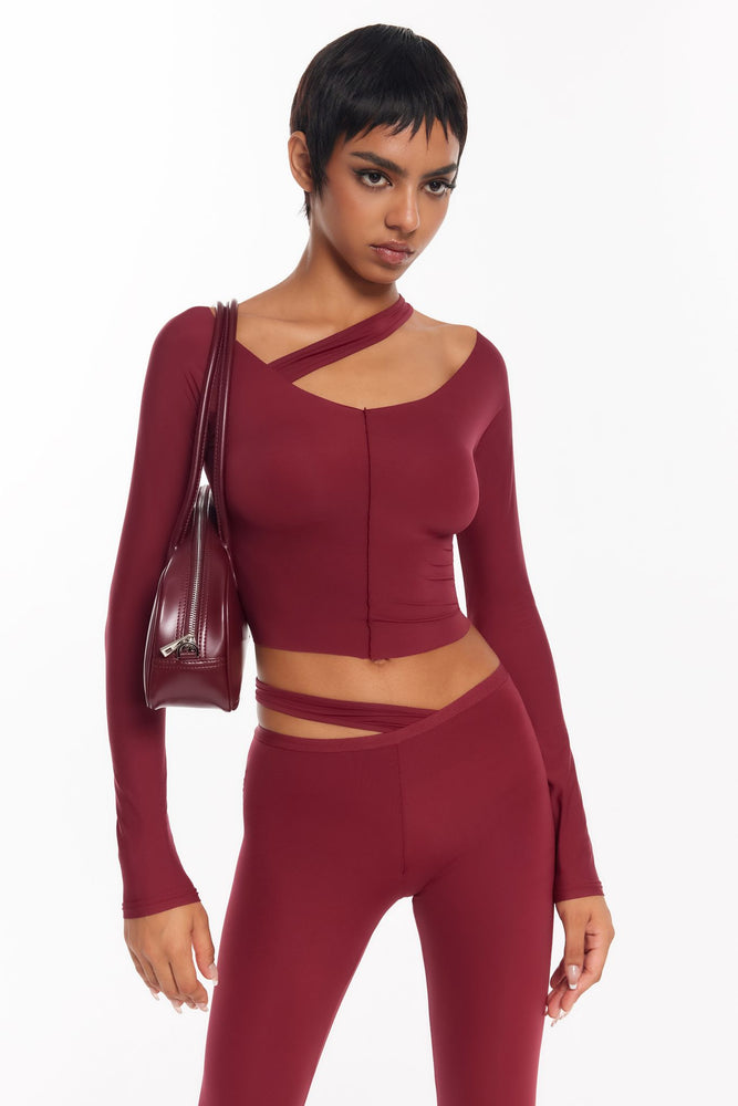 Hiko Top - Burgundy