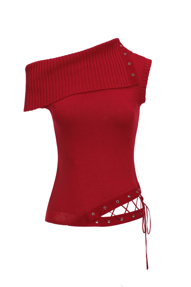 
                  
                    Paisy Top - Red
                  
                